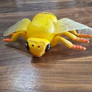 Vintage 1997 TM Giant PVC Rubber BEE Yellow Jacket 13" Figure Halloween